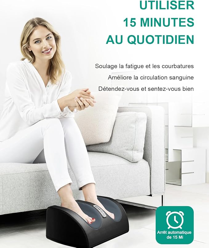Masseur de pieds avec chauffage